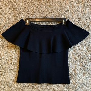 Off the shoulder ruffle top from Eliza J, new condition.